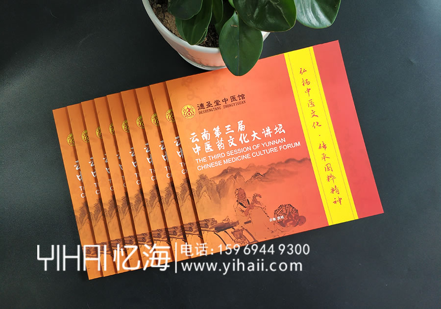 憶海文化德圣堂中醫(yī)館中醫(yī)文化大講壇宣傳冊(cè)設(shè)計(jì)